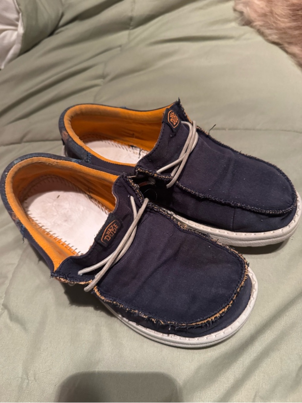 Boys Hey Dude Wally Funk Slip-on Loafers- Size 5